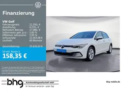 Weiß Gebraucht 2022 VW Golf VIII Life Limousine | 21.350 € (Fairer Preis)