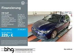 Blau Gebraucht 2022 VW Golf VIII Life Limousine | 20.330 € (Teuer)