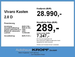 Lackierung weiss icy/typ aussenverk Gebraucht 2024 Opel Vivaro Edition Van | 27.990 € (Fairer Preis)