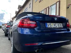 Blau Gebraucht 2015 BMW 220 Luxury Line Cabrio | 15.700 € (Fairer Preis)