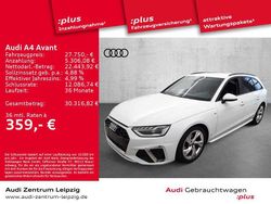 Gletscherweiß metallic Gebraucht 2023 Audi A4 S-Line Kombi | 27.750 € (Fairer Preis)