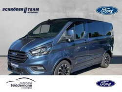 Chromablau metallic Gebraucht 2021 Ford Transit Custom Sport Van / Kleinbus | 37.489 € (Fairer Preis)