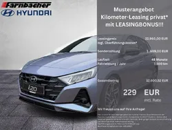 Meta blue / mic Gebraucht 2021 Hyundai i20 N Line Limousine | 24.480 €