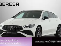 Weiß Gebraucht 2024 Mercedes CLA200 Shooting Brake AMG Kombi | 35.890 € (Fairer Preis)
