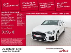 Ibisweiß Gebraucht 2022 Audi A3 Sportback e-tron S-Line Limousine | 26.990 € (Guter Preis)