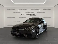Grau Gebraucht 2021 Mercedes C220 AMG Limousine | 31.890 € (Guter Preis)