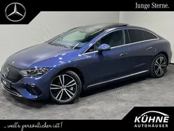 Blau, Gebraucht 2024 Mercedes EQE300 Electric Art Limousine | 46.750 € (Superpreis)