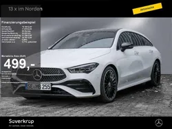 Weiss digitalweiß Gebraucht 2024 Mercedes CLA200 Shooting Brake AMG Kombi | 38.950 €