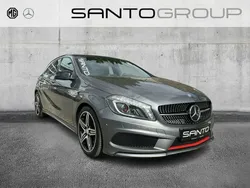 Grey metallic Gebraucht 2015 Mercedes A250 AMG line Limousine | 22.980 € (Teuer)