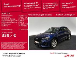Navarrablau metallic Gebraucht 2022 Audi Q3 S-Line SUV | 29.590 € (Guter Preis)