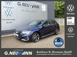 Navarrablau Gebraucht 2023 Audi A3 Sportback S-Line Kleinwagen | 32.449 € (Etwas zu teuer)