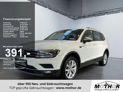 Pure white Gebraucht 2021 VW Tiguan Allspace Highline SUV | 33.106 € (Fairer Preis)