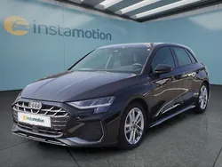Schwarz Gebraucht 2024 Audi A3 Sportback Limousine | 31.599 € (Guter Preis)
