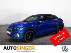 Ravennablau metallic schwarz Neu 2025 VW T-Roc Cabriolet R-line Cabrio | 42.780 € (Guter Preis)