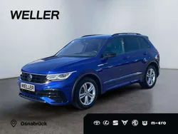 Blau Gebraucht 2022 VW Tiguan R-line SUV | 39.390 € (Etwas zu teuer)