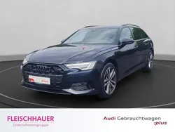 Blau (firmamentblau metallic) Gebraucht 2024 Audi A6 Advanced Kombi | 45.990 €