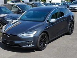 Grau Gebraucht 2020 Tesla Model X Long Range SUV | 52.888 € (Teuer)
