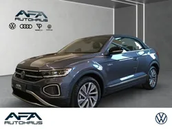Schwarz Gebraucht 2024 VW T-Roc Cabriolet Goal Cabrio | 38.237 € (Superpreis)