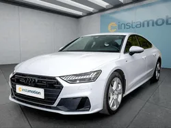 Weiß Gebraucht 2022 Audi A7 S-Line Kleinwagen | 51.299 € (Teuer)