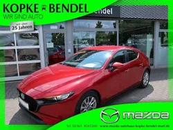 Soul red crystal (metallic) Gebraucht 2019 Mazda 3 Selection Limousine | 21.420 € (Etwas zu teuer)