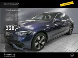 Blau Gebraucht 2023 Mercedes C220 Avantgarde Limousine | 35.790 € (Superpreis)