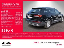 Mythosschwarz metallic Gebraucht 2022 Audi Q7 S-Line SUV | 49.930 € (Etwas zu teuer)