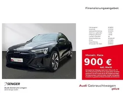Mythosschwarz metallic Gebraucht 2024 Audi Q8 Sportback e-tron S-Line SUV | 60.880 € (Superpreis)