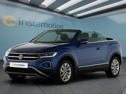 Blau Gebraucht 2024 VW T-Roc Cabriolet Cabrio | 29.199 € (Fairer Preis)