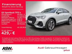 Tausilber metallic Gebraucht 2024 Audi Q3 Sportback S-Line SUV | 44.990 € (Teuer)