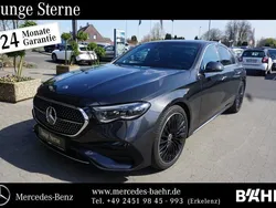 Lack graphitgrau (metallic) Gebraucht 2024 Mercedes E220 AMG Limousine | 57.450 € (Teuer)