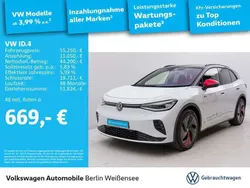 Gletscherweiß metallic schwarz Gebraucht 2025 VW ID.4 GTX SUV | 55.250 € (Fairer Preis)