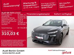 Mythosschwarz metallic Gebraucht 2025 Audi Q6 e-tron Ambiente SUV | 82.990 €