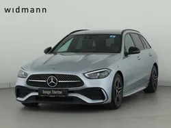 Metalliclack hightechsilber Gebraucht 2022 Mercedes C220 AMG Kombi | 31.850 € (Teuer)