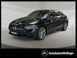 Schwarz Gebraucht 2023 Mercedes A250 AMG Limousine | 31.689 € (Fairer Preis)