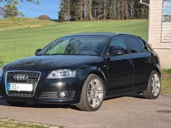 Schwarz Gebraucht 2008 Audi A3 Sportback S-Line Limousine | 7.400 € (Etwas zu teuer)