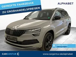 Stahl grau uni Gebraucht 2020 Skoda Karoq SportLine SUV | 18.390 € (Fairer Preis)