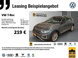 Indiumgrau metallic/schwarz Gebraucht 2024 VW T-Roc Style SUV | 26.950 € (Guter Preis)