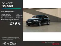Mythosschwarz metallic Gebraucht 2024 Audi A3 S-Line Limousine | 38.370 €