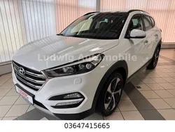 Weiß Gebraucht 2017 Hyundai Tucson Premium SUV | 20.980 € (Etwas zu teuer)