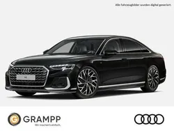 Schwarz (mythosschwarz metallic) Neu 2025 Audi A8 S-line plus Limousine | 106.000 € (Fairer Preis)