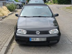 Schwarz Gebraucht 2000 VW Golf Cabriolet Cabrio | 2.100 €