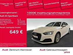 Weiß (t9 ibisweiß) Gebraucht 2022 Audi A5 Sportback Comfort Limousine | 36.951 € (Etwas zu teuer)
