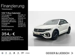 Pure white/schwarz Gebraucht 2022 VW T-Roc Cabriolet Style Cabrio | 28.499 € (Fairer Preis)