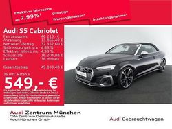 Mythosschwarz metallic/verdeck Gebraucht 2022 Audi S5 Cabriolet Sport Cabrio | 46.218 € (Superpreis)