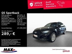 Mythosschwarz metallic (metallic) Gebraucht 2022 Audi Q5 Sportback Advanced SUV | 42.879 € (Etwas zu teuer)