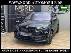 Schwarzmagic perlef (metallic) Gebraucht 2021 Skoda Karoq SportLine SUV | 29.990 € (Etwas zu teuer)