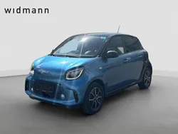 Karosserie in steel blue (metallic) Gebraucht 2021 Smart ForFour Electric Drive Limousine | 11.850 € (Fairer Preis)