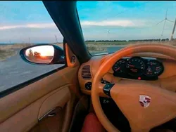 Blau Gebraucht 2001 Porsche 986 Boxster Cabrio | 26.986 €