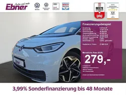 Gletscherweiß schwarz (metallic) Gebraucht 2021 VW ID.3 Pro Kleinwagen | 27.880 € (Fairer Preis)