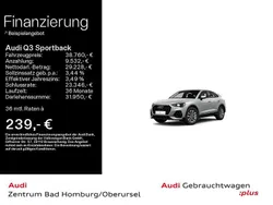 Silber Gebraucht 2025 Audi Q3 Sportback Sport SUV | 38.760 € (Guter Preis)